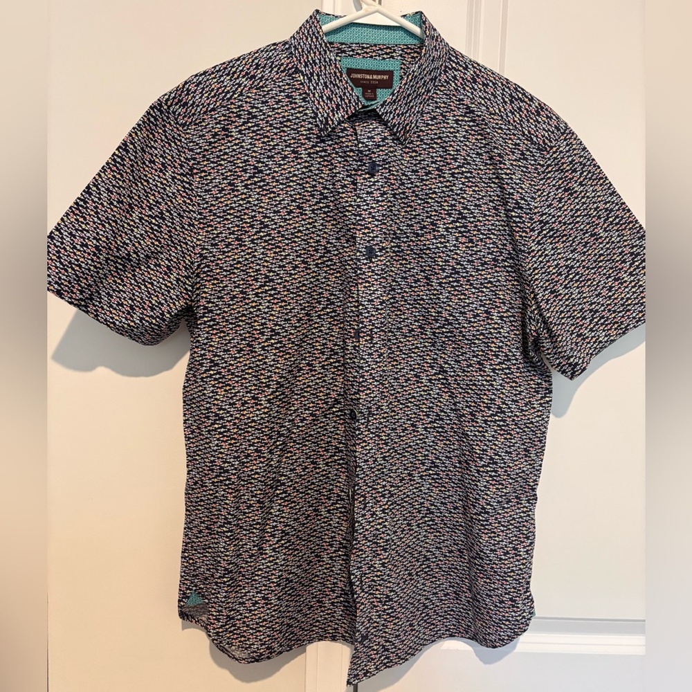 Johnson & Murphy Short Sleeve Button down